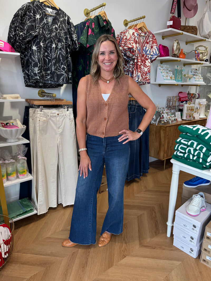 Mocha Mousse Sweater Vest