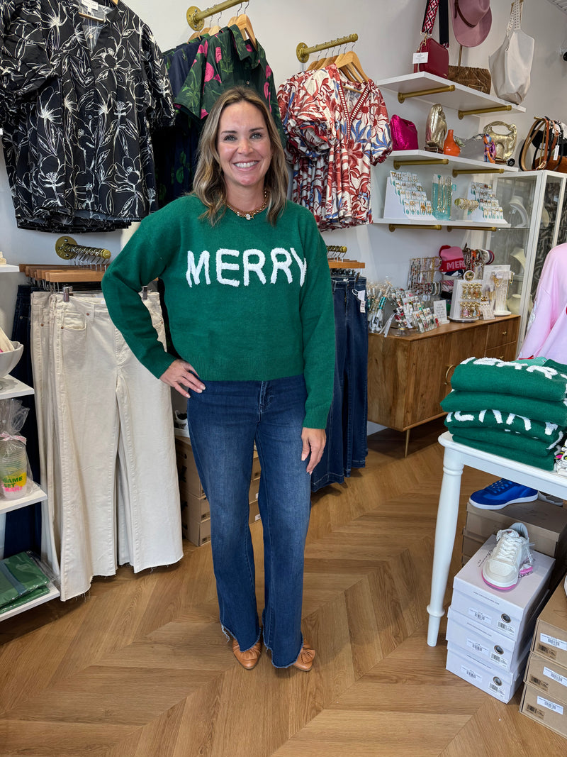 MERRY Green Sweater