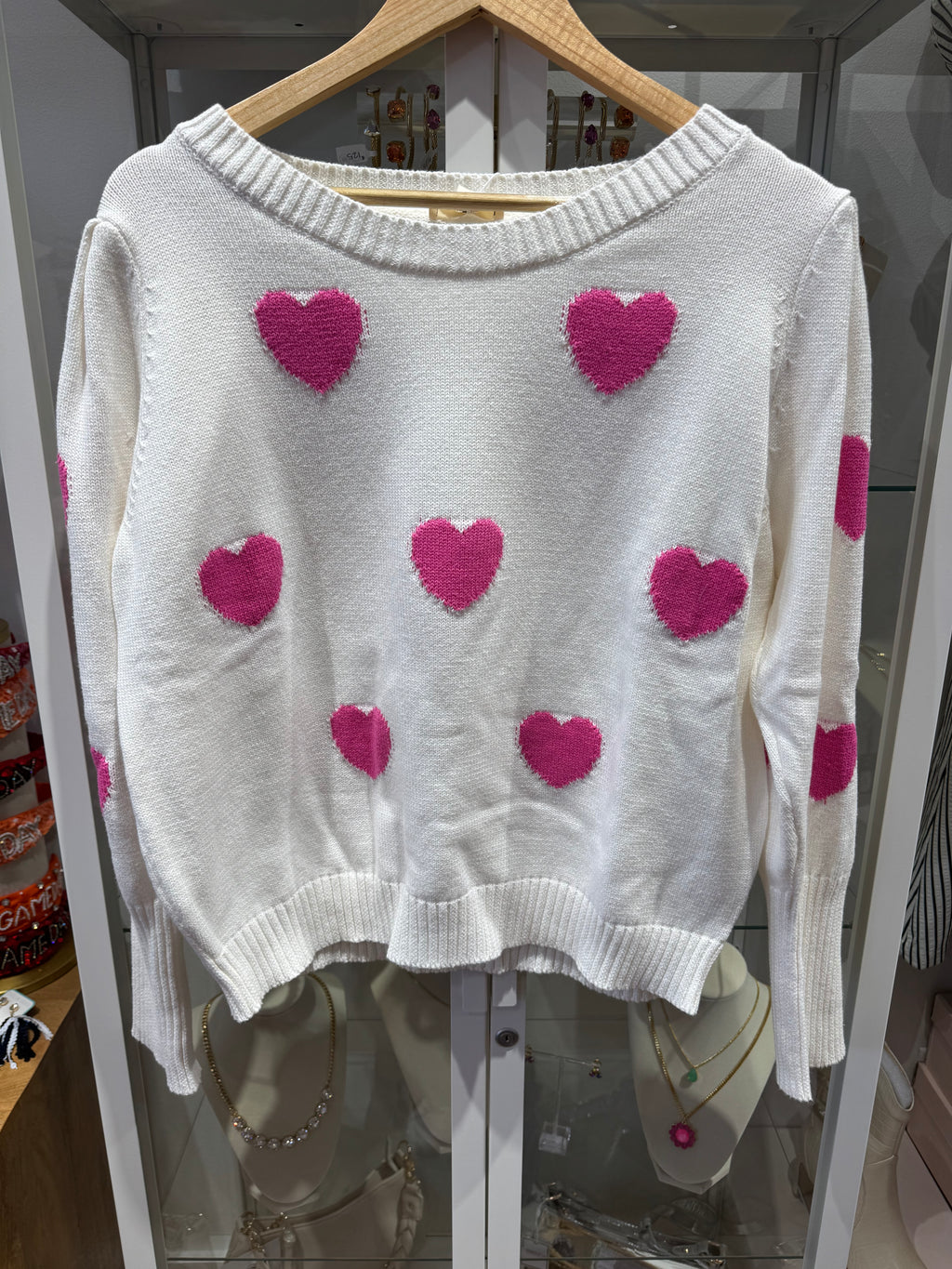 Happy Heart Sweater(FINAL SALE)