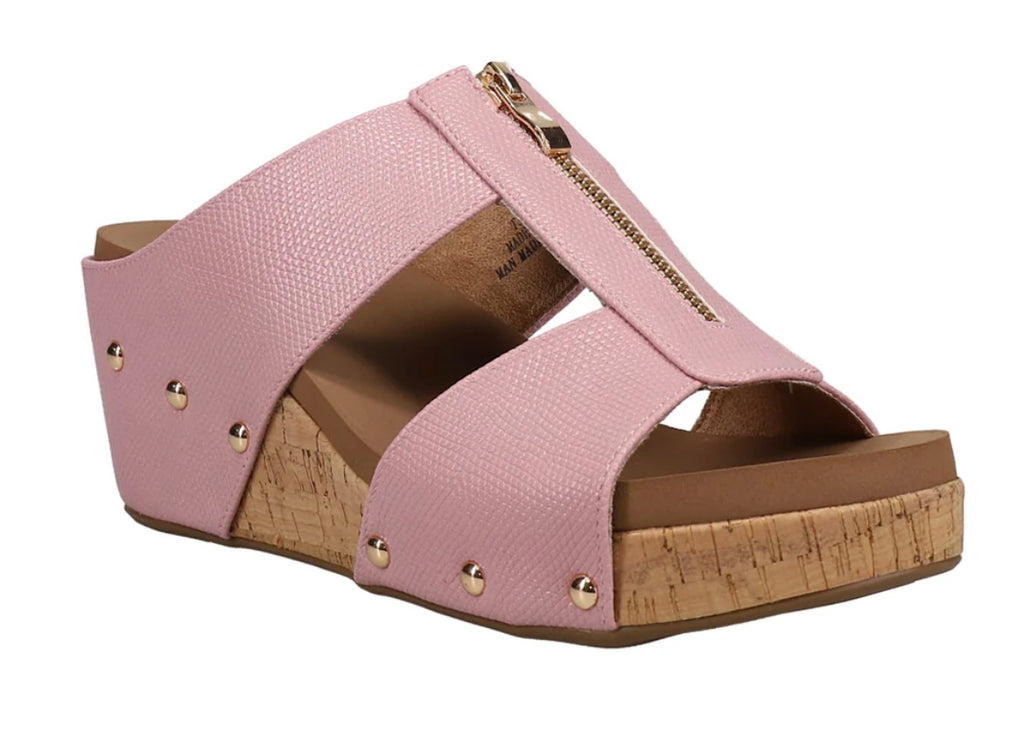 Corkys blush slip on wedge FINAL SALE