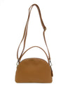 Joy Susan Larissa Double Zip Dome Crossbody Saddle