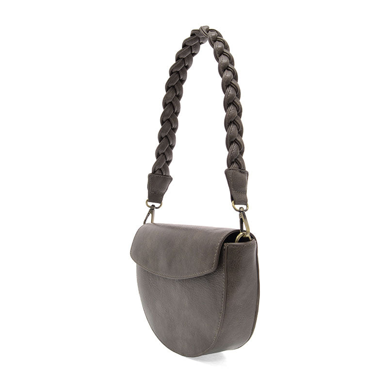 Joy Susan Linda Crescent Crossbody Taupe