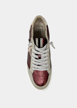 ShuShop Paz Metallic Burgundy