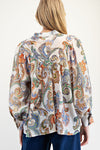 Paisley Bubble Blouse