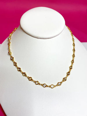 TS Small Round CZ Layering choker