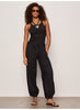 Sanctuary MELODY MICRO LINEN BALLOON Pant Black