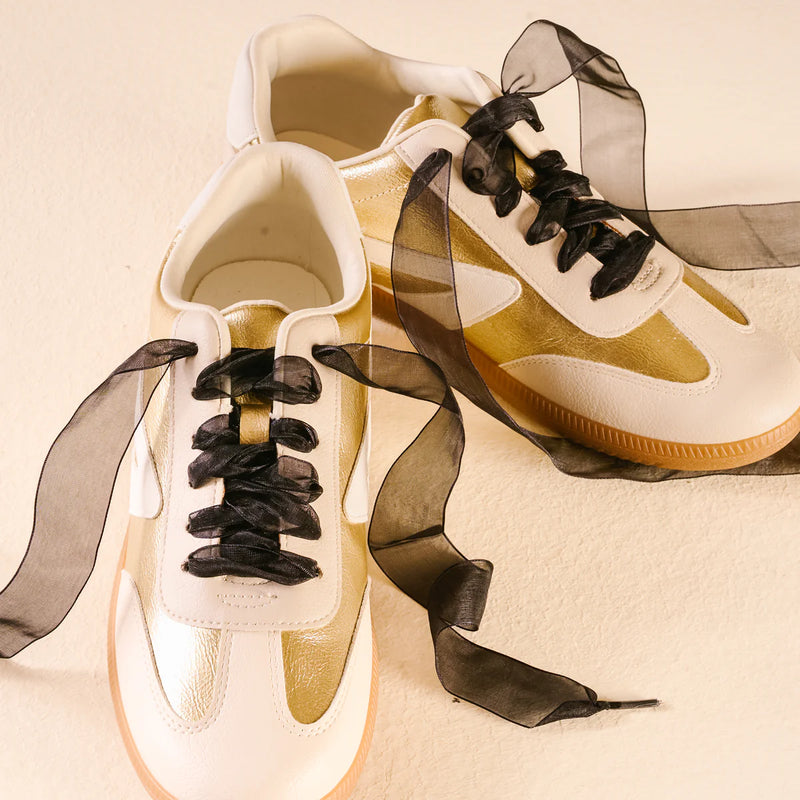 Step it Up Shoelaces Sheer Black