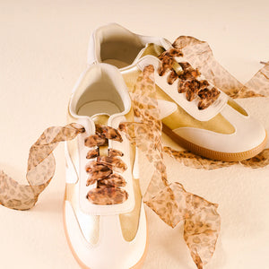 Step it Up Shoelaces Sheer Cheetah