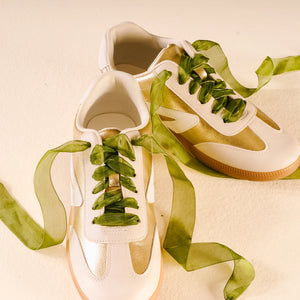Step it Up Shoelaces Sheer Green