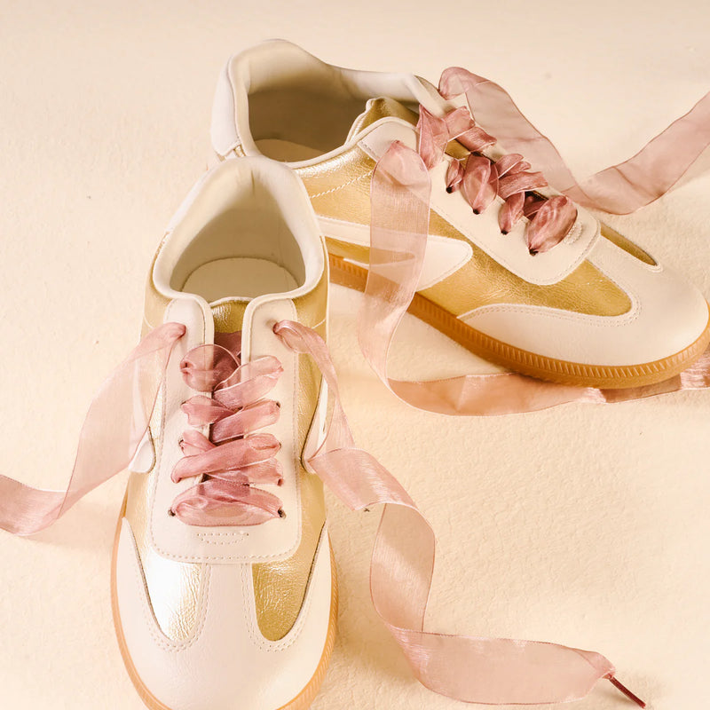 Step it Up Shoelaces Sheer Mauve