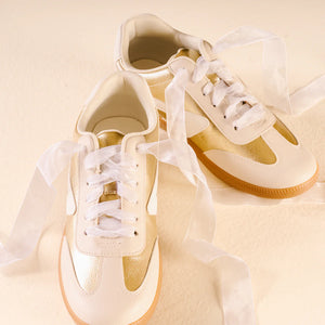 Step it Up Shoelaces Sheer White