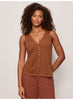 Sanctuary NO RUSH BUTTON FRONT TANK Clay