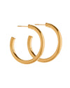 Linny Co Avery Hoop Earrings - Gold