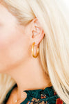 Linny Co Avery Hoop Earrings - Gold