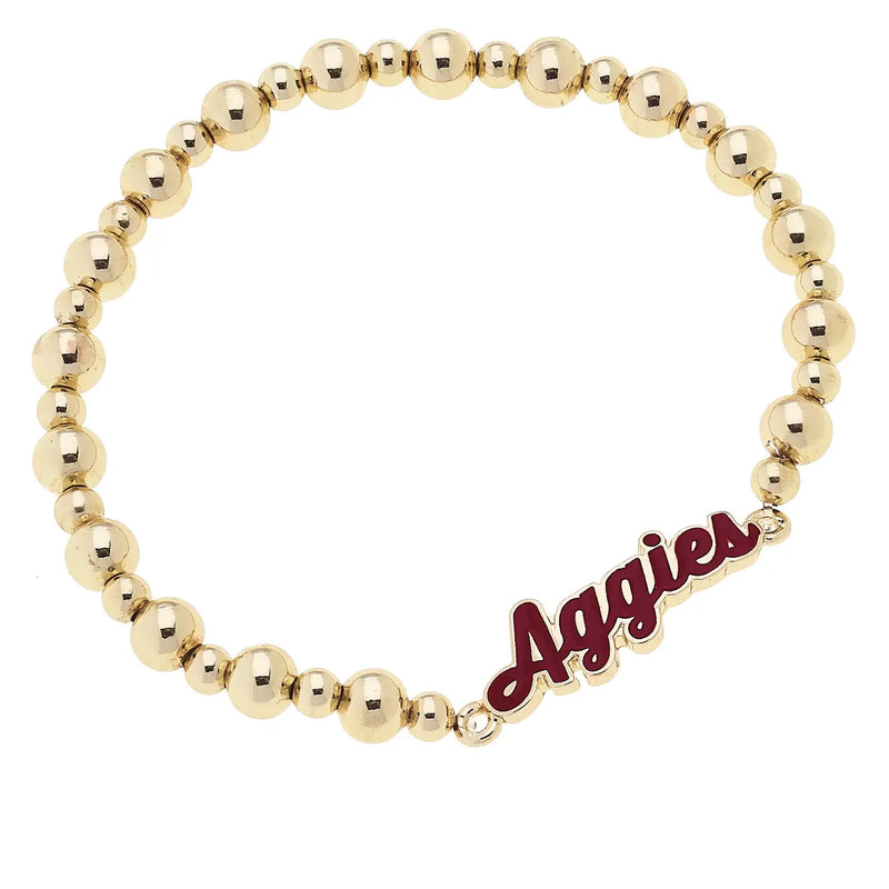 Texas A&M Aggies Autograph Enamel Stretch Bracelet
