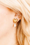 Linny Co Dani Dangle Heart Earrings