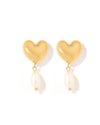 Linny Co Dani Dangle Heart Earrings
