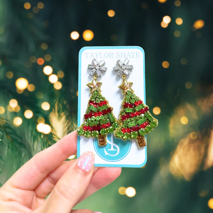 Taylor Shaye Dazzle Christmas Tree Red/Green