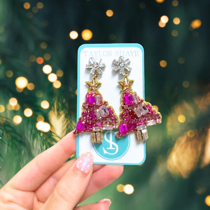 Taylor Shaye Dazzle Christmas Tree Pink