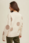 Polka dot sweater