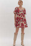 Rose all Day Mini Dress