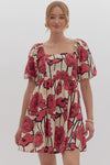 Rose all Day Mini Dress