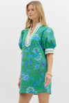 Green Elise Mini Dress