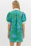 Green Elise Mini Dress