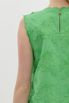 Floral Applique Mini Dress