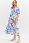 Botanical Print Midi w/ Sleeve