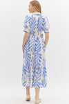 Botanical Print Midi w/ Sleeve