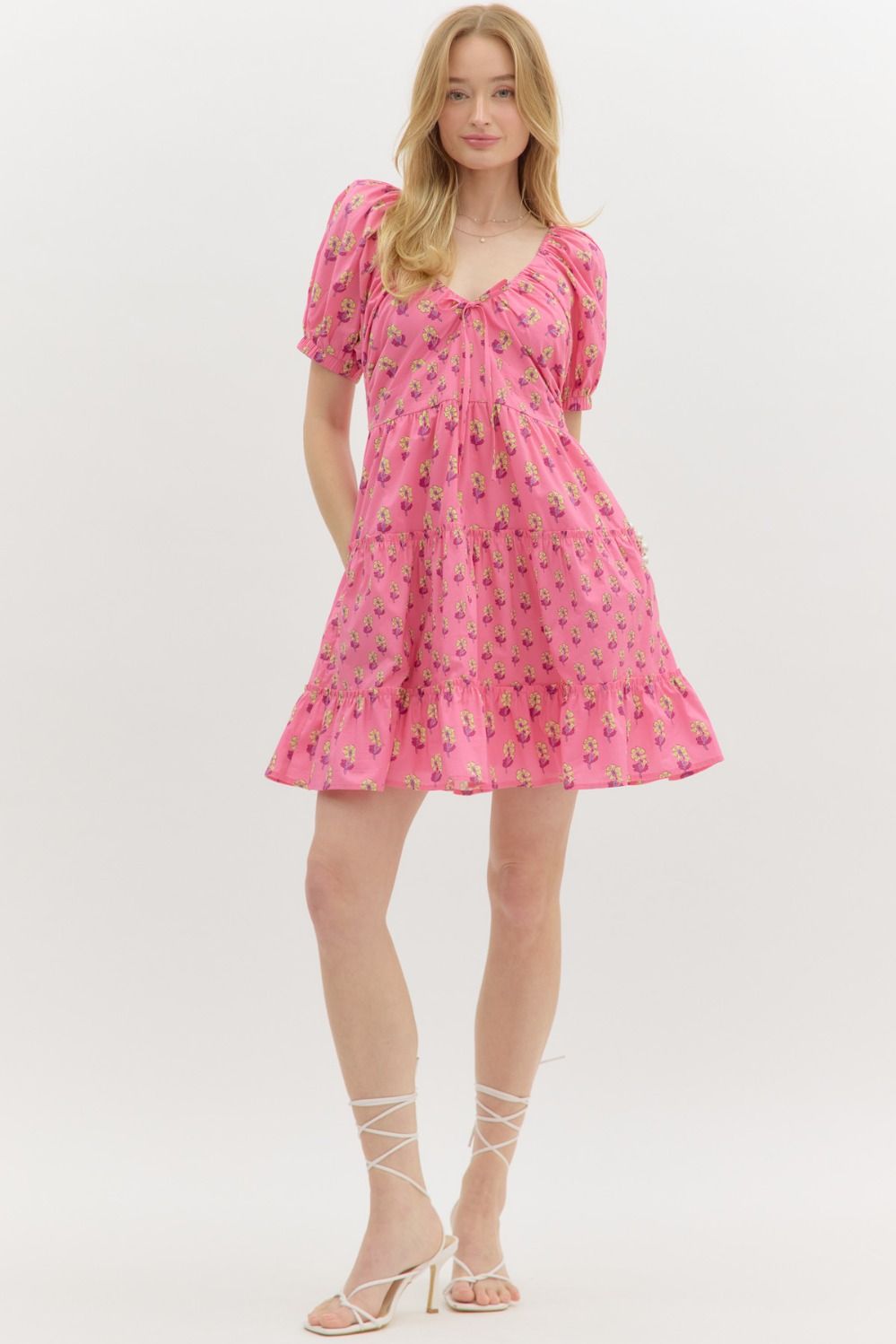Pretty in Pink Floral dress