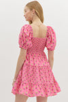 Pretty in Pink Floral dress