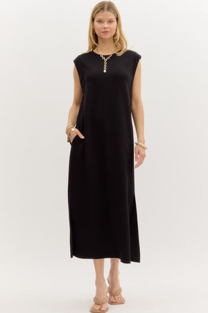 Classy knit midi