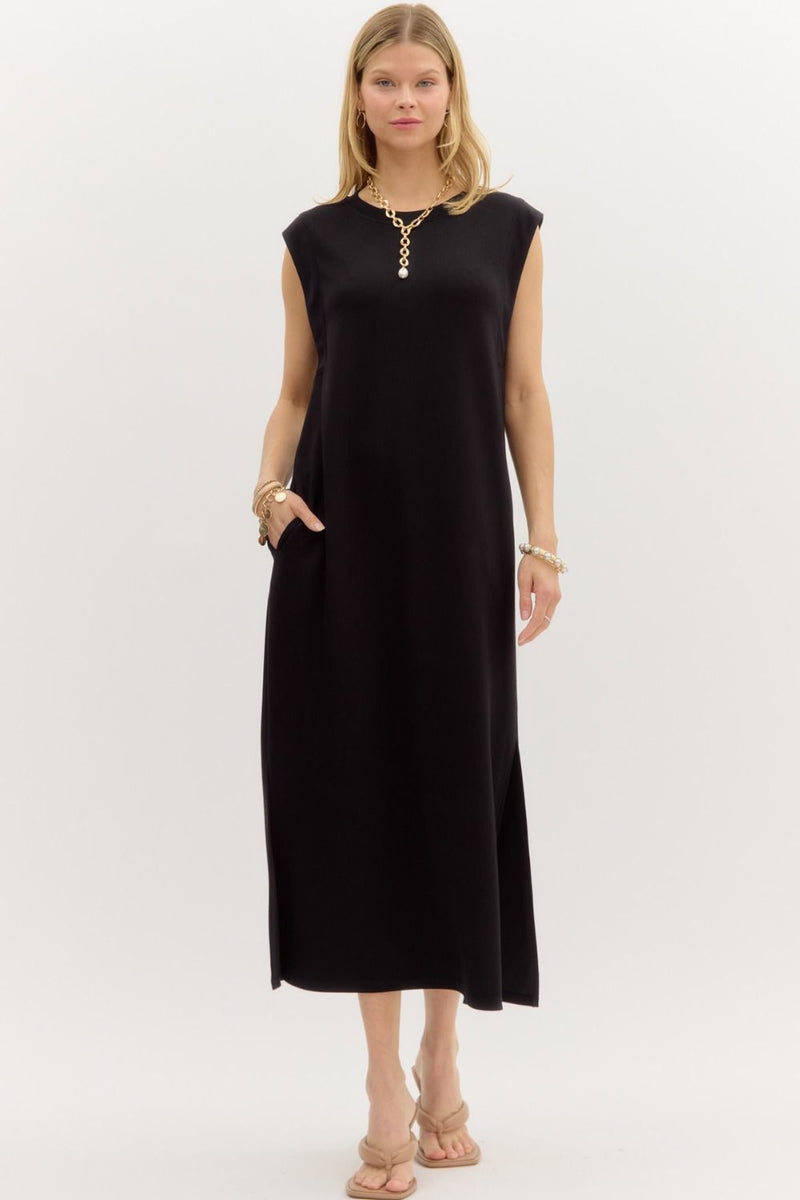 Classy knit midi