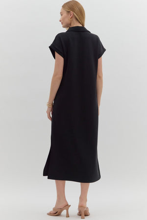 Scuba Vneck Midi