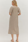 Stripe Crinkle Maxi