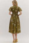 Entro Floral Zip Front Midi