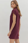Vneck Scuba Mini Dress