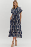 Botanical Front Tie Midi