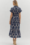 Botanical Front Tie Midi