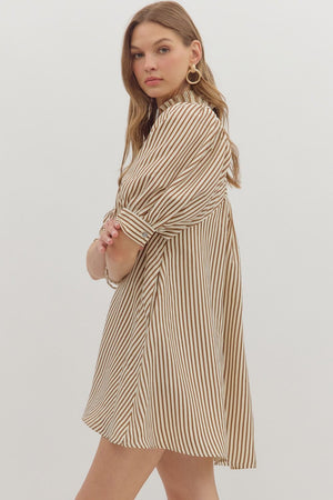 Stripe Seersucker Dress