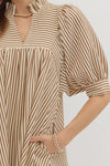 Stripe Seersucker Dress
