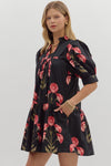 Midnight Blooms Dress