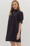 Little Black Dress w/ collar detail