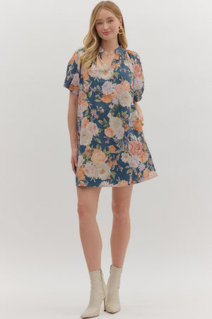 Garden Party Floral Mini Dress