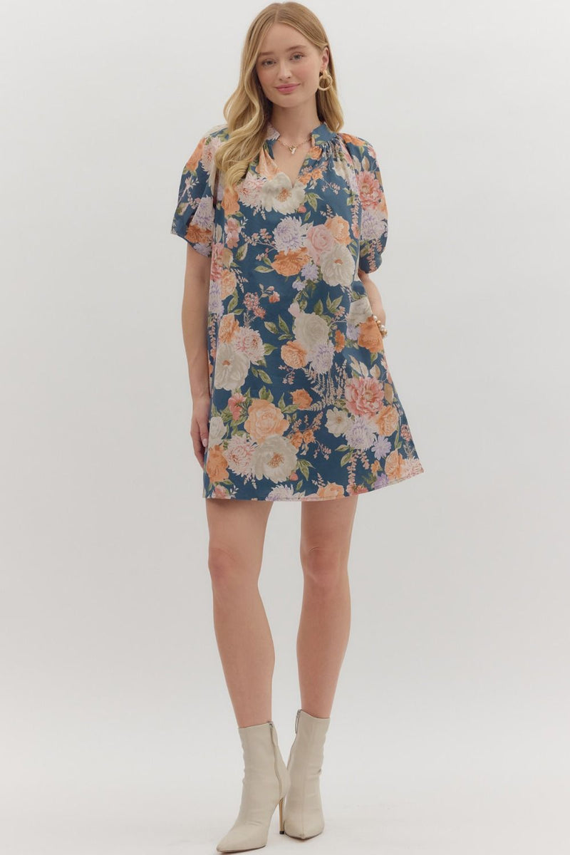 Garden Party Floral Mini Dress