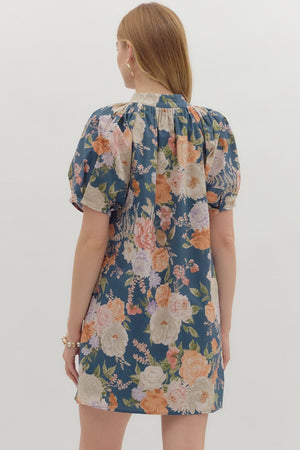 Garden Party Floral Mini Dress