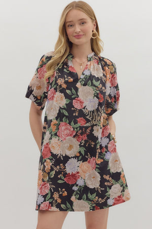 Garden Party Floral Mini Dress