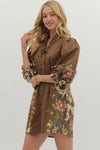 Botanical Side Accent Dress